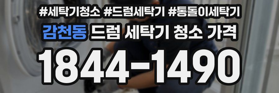 감천동 드럼 세탁기 청소 가격