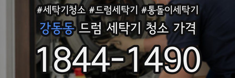 강동동 드럼 세탁기 청소 가격