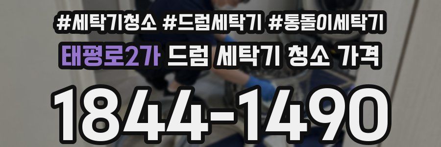 태평로2가 드럼 세탁기 청소 가격