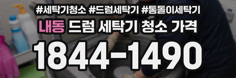 내동 드럼 세탁기 청소 가격