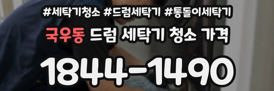 국우동 드럼 세탁기 청소 가격