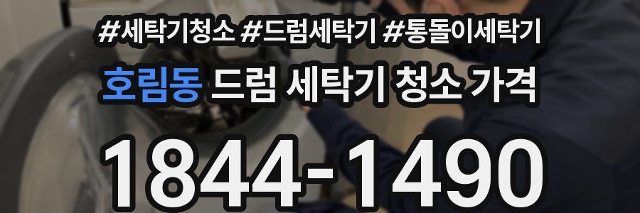 호림동 드럼 세탁기 청소 가격
