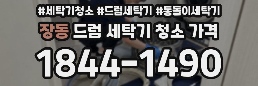 장동 드럼 세탁기 청소 가격