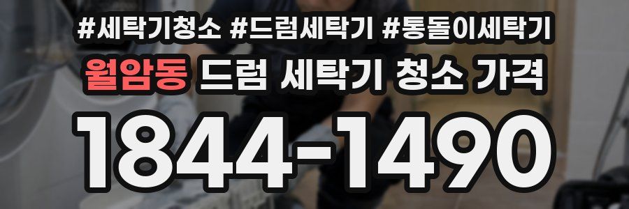 월암동 드럼 세탁기 청소 가격