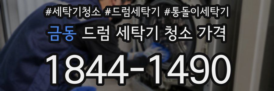 금동 드럼 세탁기 청소 가격