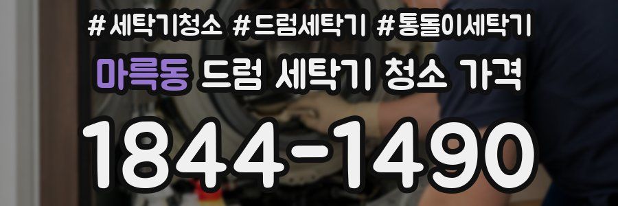 마륵동 드럼 세탁기 청소 가격