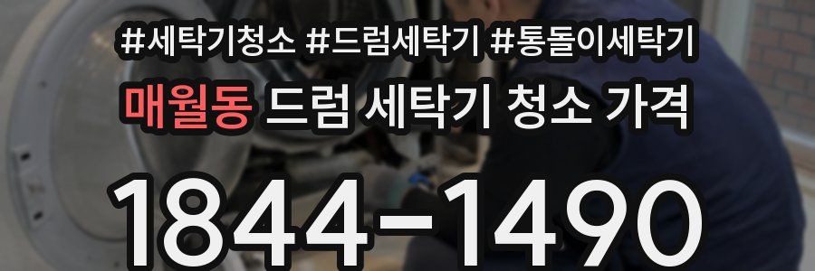 매월동 드럼 세탁기 청소 가격