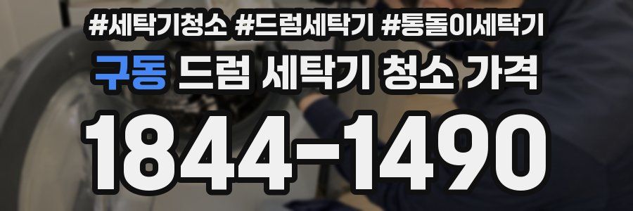 구동 드럼 세탁기 청소 가격