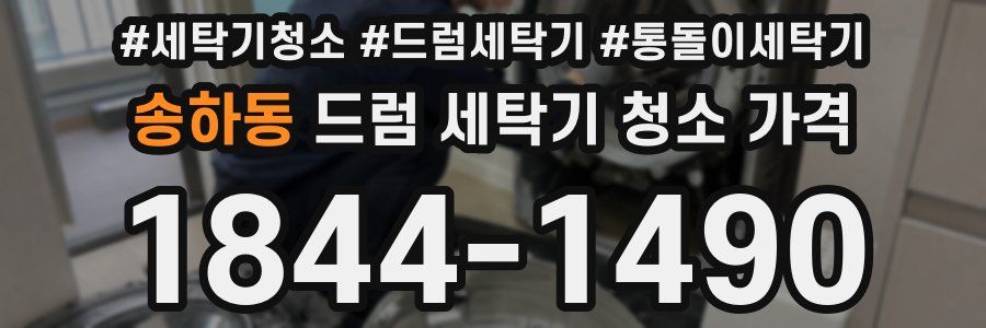 송하동 드럼 세탁기 청소 가격