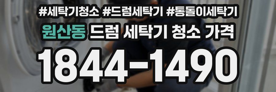 원산동 드럼 세탁기 청소 가격