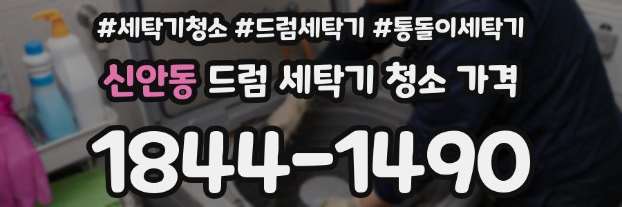 신안동 드럼 세탁기 청소 가격