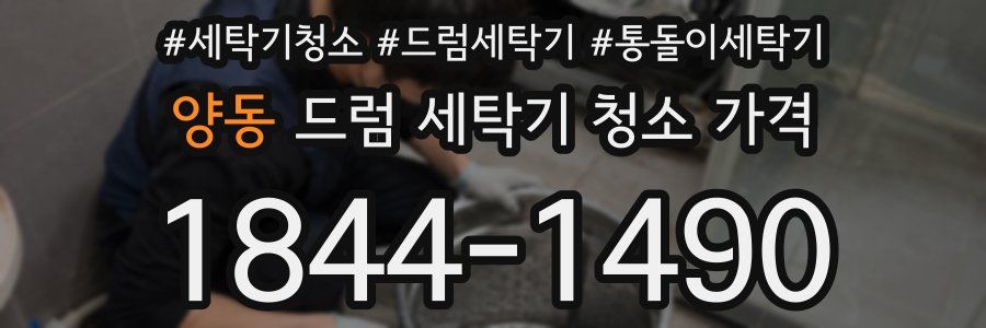 양동 드럼 세탁기 청소 가격