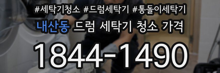내산동 드럼 세탁기 청소 가격
