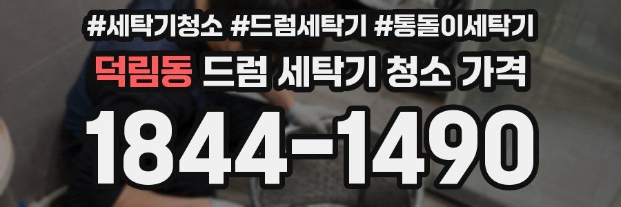 덕림동 드럼 세탁기 청소 가격
