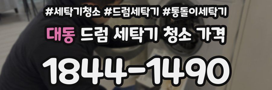 대동 드럼 세탁기 청소 가격
