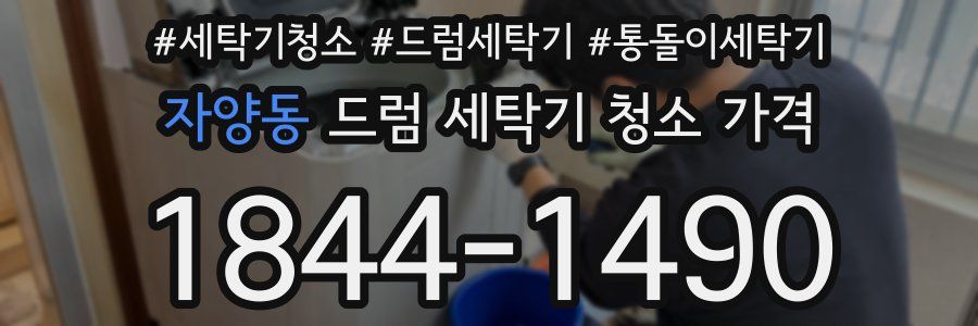 자양동 드럼 세탁기 청소 가격