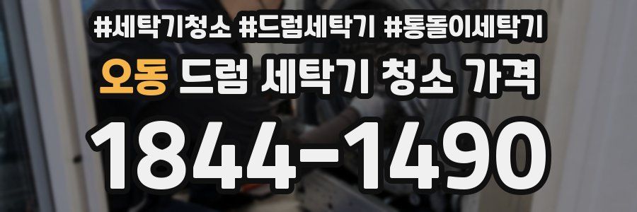 오동 드럼 세탁기 청소 가격