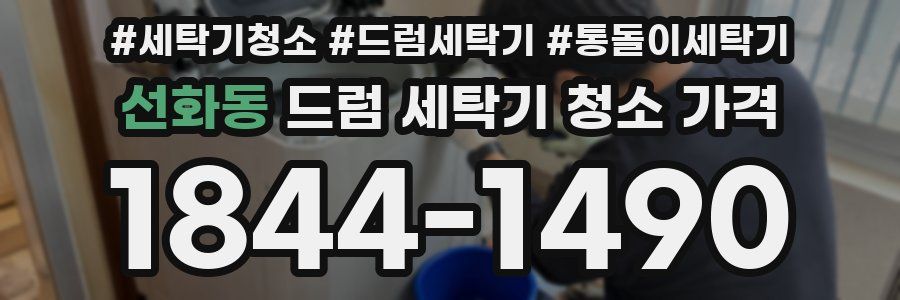 선화동 드럼 세탁기 청소 가격