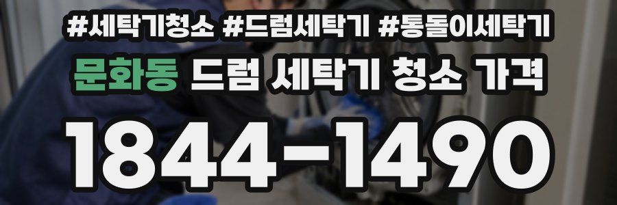 문화동 드럼 세탁기 청소 가격