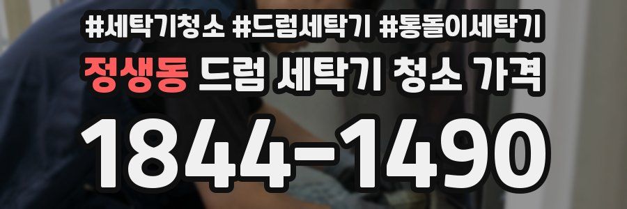 정생동 드럼 세탁기 청소 가격