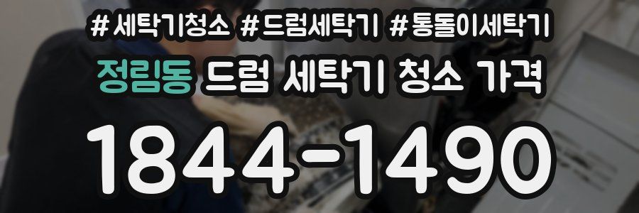 정림동 드럼 세탁기 청소 가격