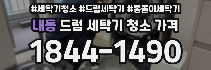 내동 드럼 세탁기 청소 가격