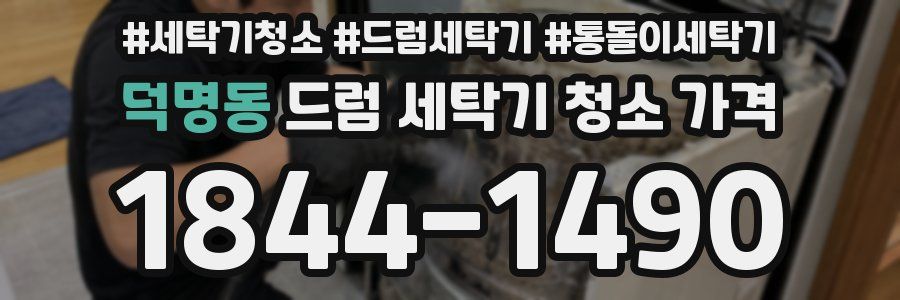 덕명동 드럼 세탁기 청소 가격