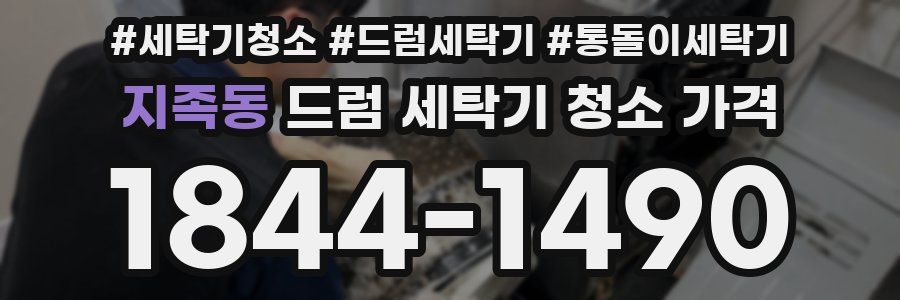 지족동 드럼 세탁기 청소 가격