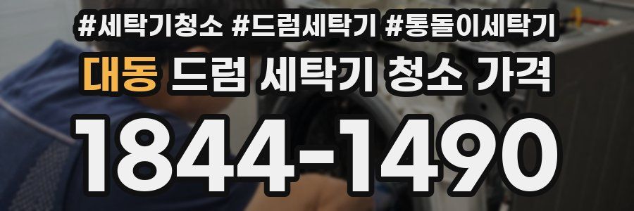 대동 드럼 세탁기 청소 가격