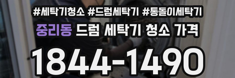 중리동 드럼 세탁기 청소 가격
