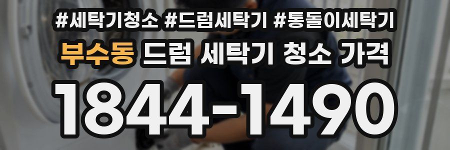 부수동 드럼 세탁기 청소 가격