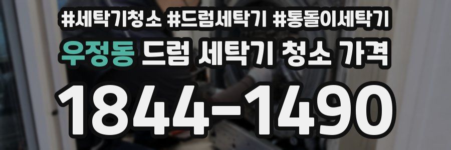 우정동 드럼 세탁기 청소 가격
