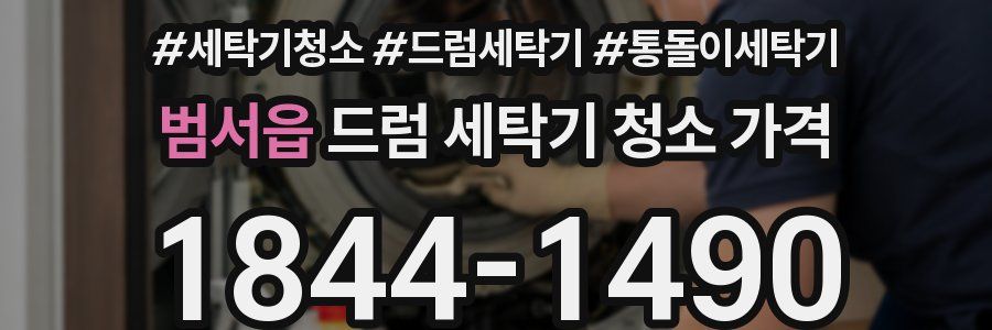 범서읍 드럼 세탁기 청소 가격