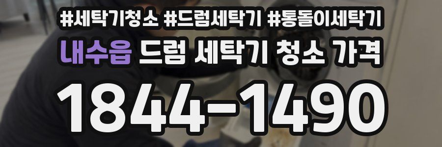 내수읍 드럼 세탁기 청소 가격