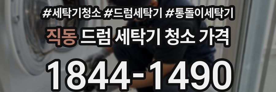 직동 드럼 세탁기 청소 가격