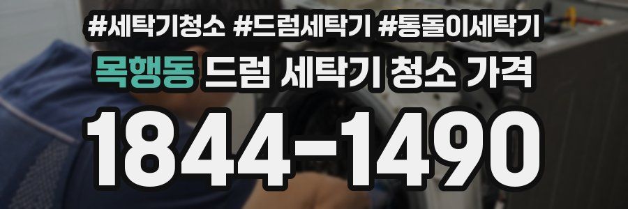 목행동 드럼 세탁기 청소 가격