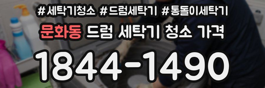 문화동 드럼 세탁기 청소 가격