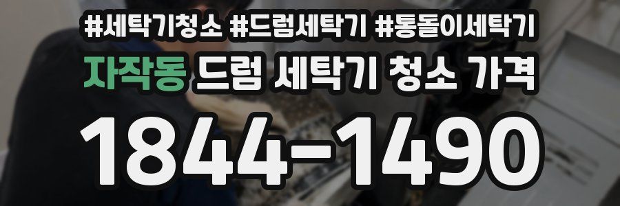 자작동 드럼 세탁기 청소 가격