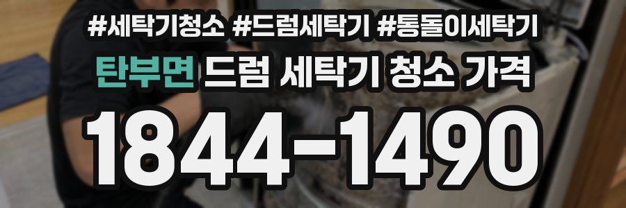 탄부면 드럼 세탁기 청소 가격