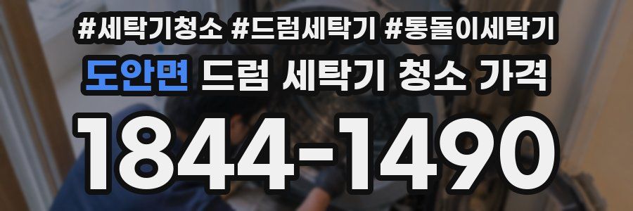 도안면 드럼 세탁기 청소 가격