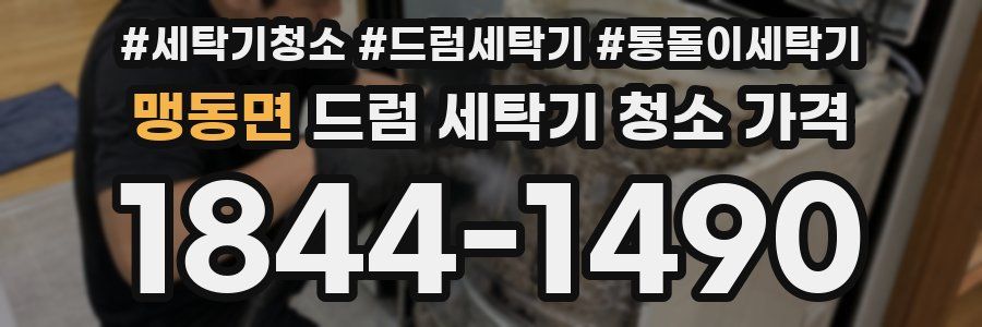 맹동면 드럼 세탁기 청소 가격