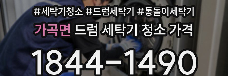 가곡면 드럼 세탁기 청소 가격