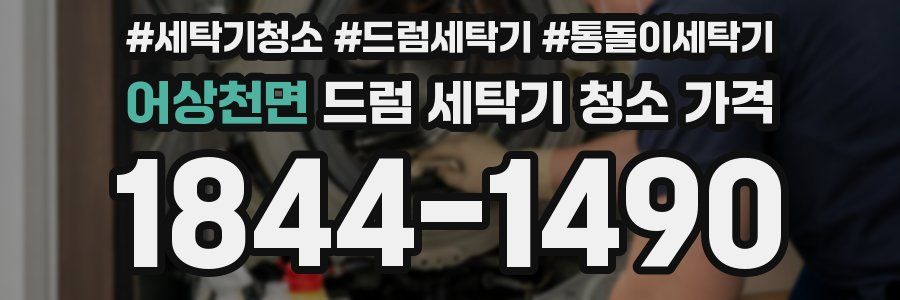 어상천면 드럼 세탁기 청소 가격