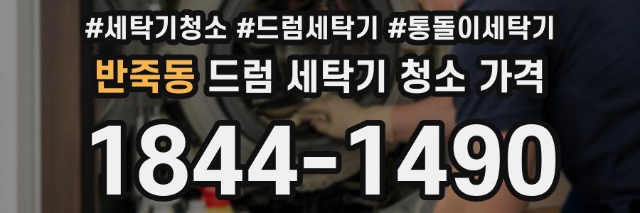 반죽동 드럼 세탁기 청소 가격