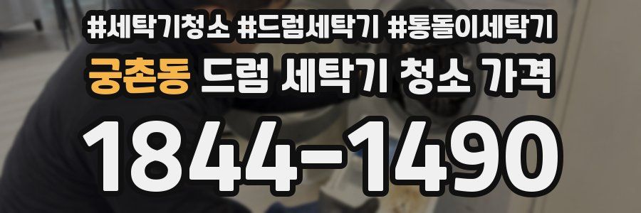 궁촌동 드럼 세탁기 청소 가격