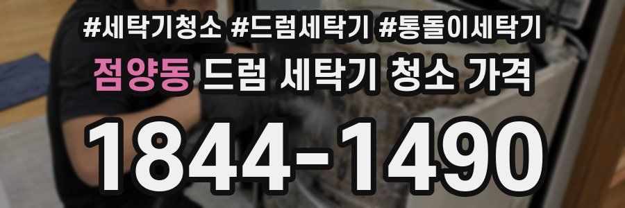 점양동 드럼 세탁기 청소 가격