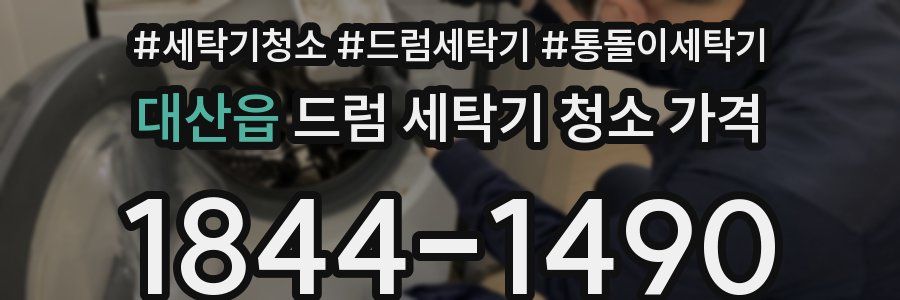 대산읍 드럼 세탁기 청소 가격