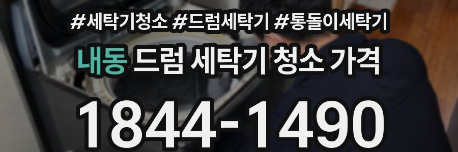 내동 드럼 세탁기 청소 가격