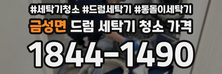 금성면 드럼 세탁기 청소 가격