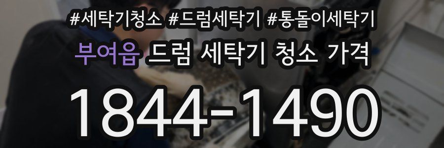 부여읍 드럼 세탁기 청소 가격